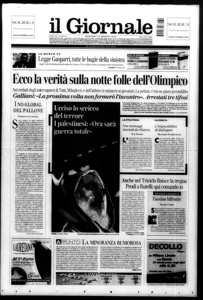 Il giornale : quotidiano del mattino